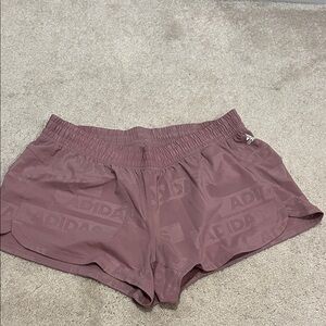 Adidas Women's Athletic Shorts in Mauve